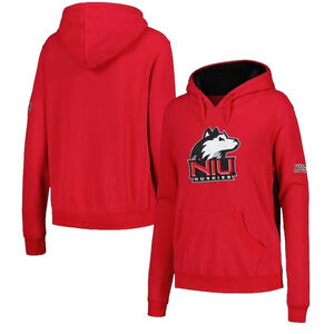 NCAA Northern Illinois Huskies Athletic Womens Pullover Hoodie Red Size Medium M